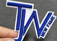 Solid Color Embroidered Back Patch Laser Cut Border Custom Made Patches